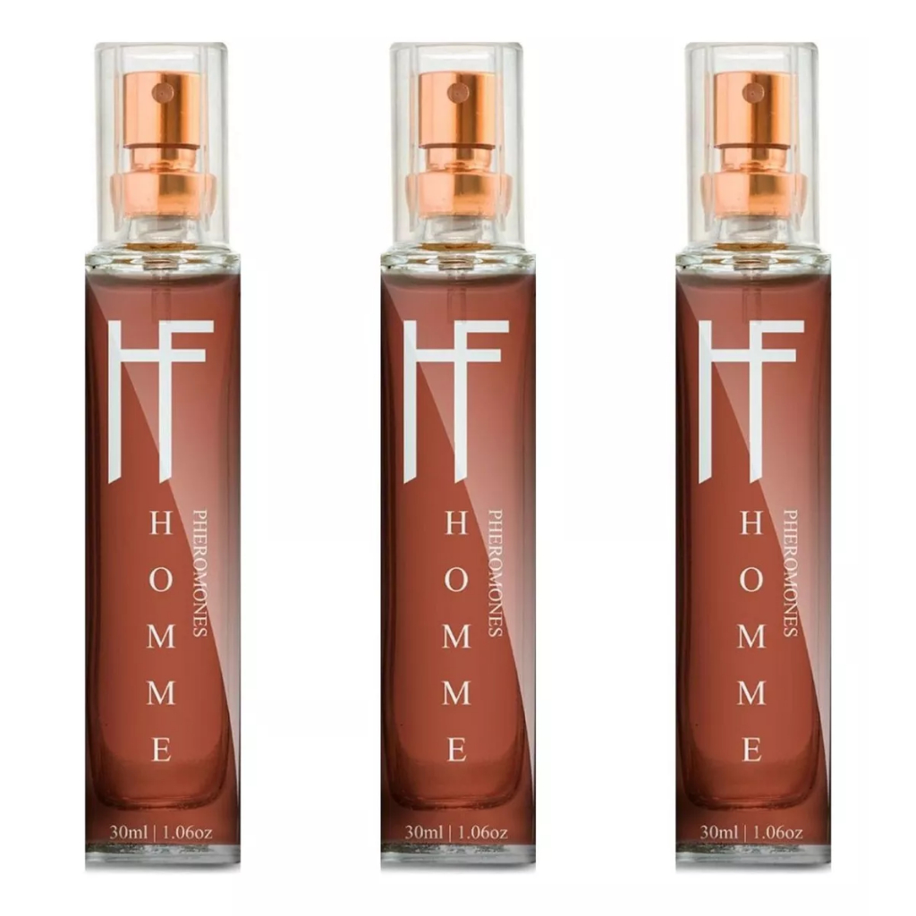 Perfume Colônia Masculina Hot Flowers Hf Homme Sedução K