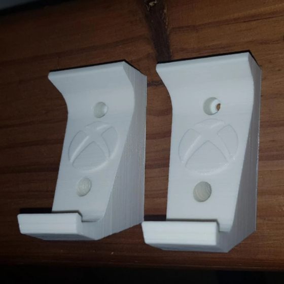 Suporte De Parede Controle XBOX Kit 2 unidades - Acompanha Fita Dupla Face