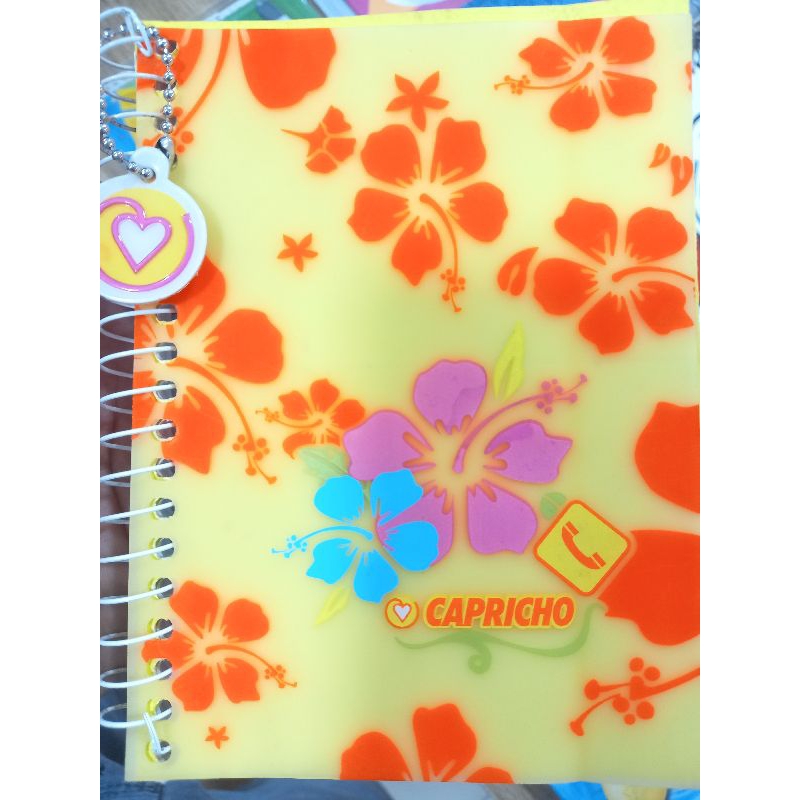 Bloco de Anotações Caderneta Capricho Tilibra antigo anos 2000 vintage raro