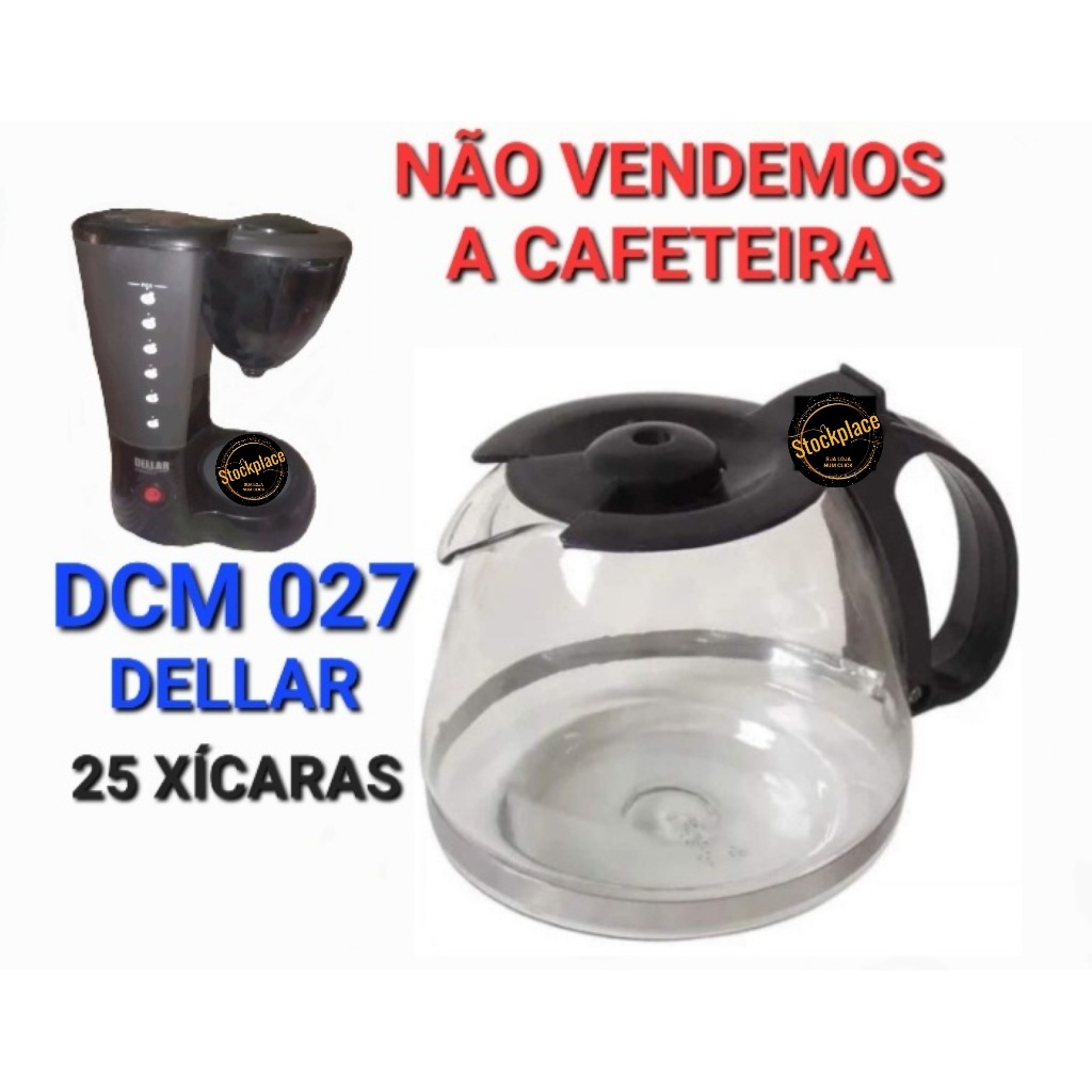 JARRA COMPATÍVEL PARA CAFETEIRA DELLAR - DCM 027 - 25 XÍCARAS