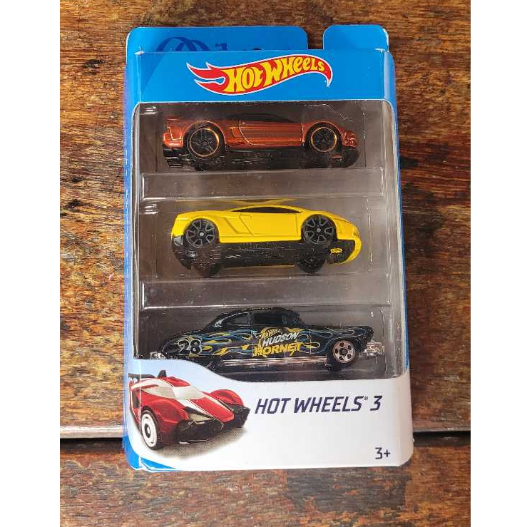 Hot Wheels - '90 Acura NSX, Lamborghini Gallardo LP 560-4 e '52 Hudson Hornet - 3-Pack 2019(Lacrado)