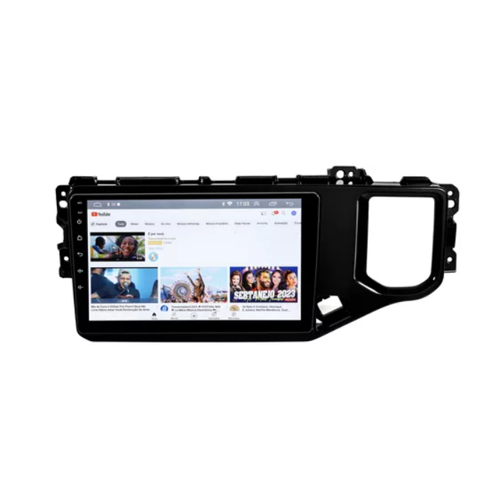 Central Multimidia para Chery Tigo 5X 2017 com Kit (TELA ,CHICOTE e MOLDURA)