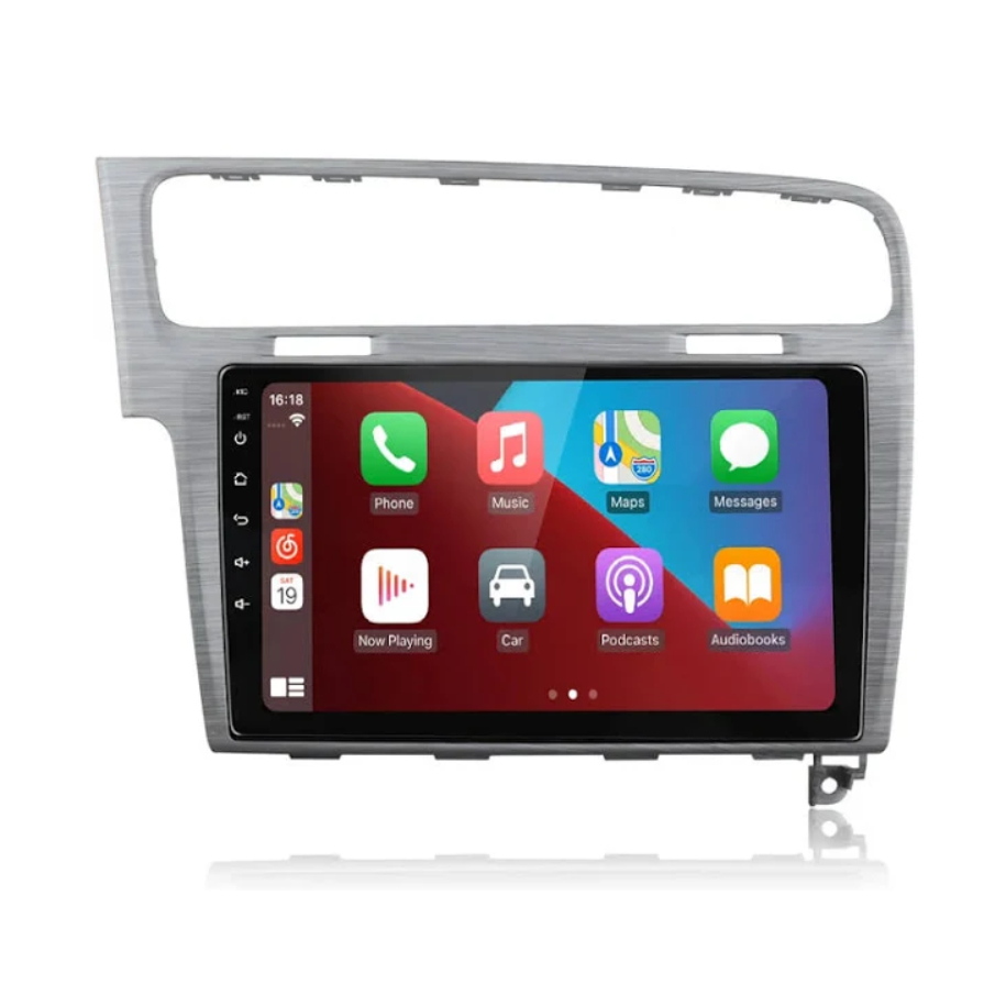Central Multimídia VW Golf 7 MK7 2013 Android Auto CarPlay + Kit Completo (Tela + Chicote + Moldura)