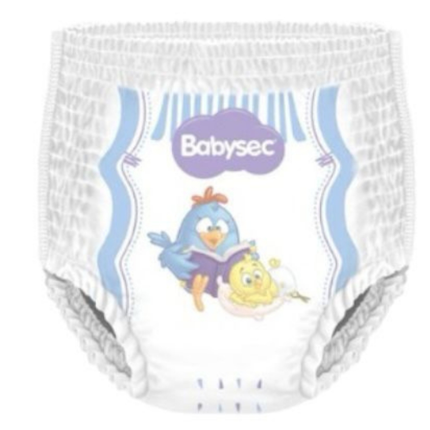 Fralda Calça Babysec Premium Mega Galinha pintadinha Shortinho Pants - todos os tamanhos