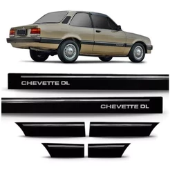 Kit Frisos Laterais Chevette 2 Portas Dl 1987 88 89 90 A 93