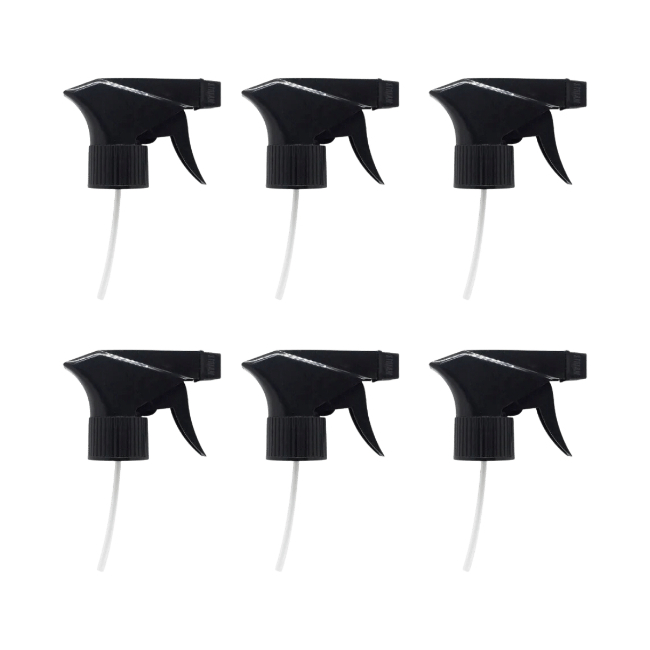 Kit 15 gatilhos borrifador Rosca R28 (Preto)