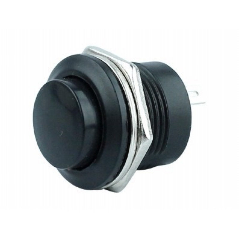 5-peças Chave Botão Push Button N.a Preta Promoção
