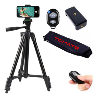 Tripé Profissional Para Câmera E Celular + Bolsa + Controle e Tripé Para Celular em Oferta na Shopee