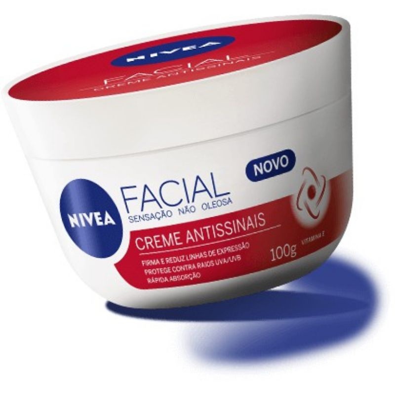 Creme Facial Antissinais 7 em 1 - 100g Sensação não Oleosa