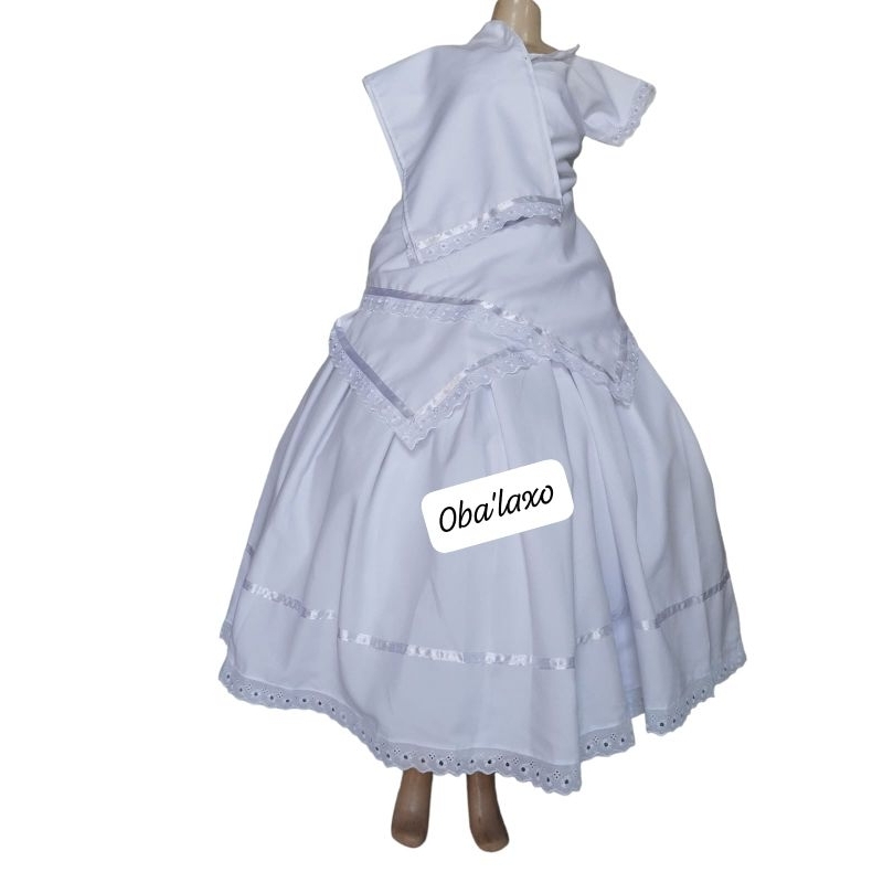 umbanda e candomblé conjunto 4 peças Oxford em Oferta na Shopee