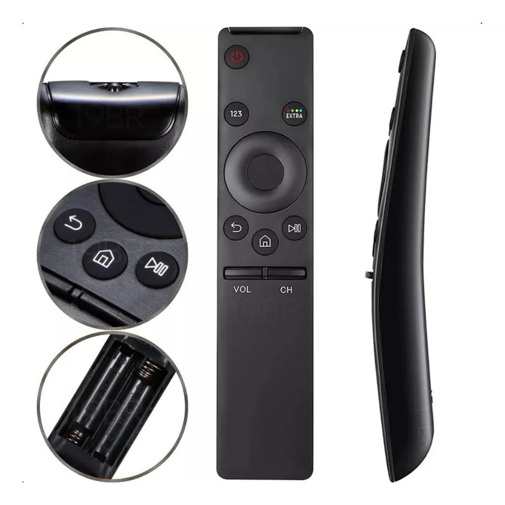 Controle Remoto para TV Samsung Smart 4K - Compatível com Kapbom