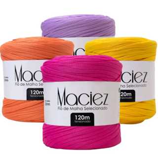Fio de Malha Crochê 25mm 120 Metros Diversas Cores em Oferta na Shopee