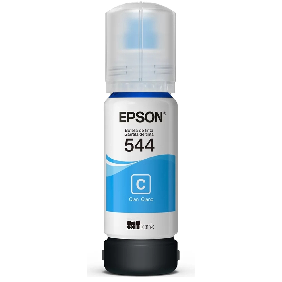 TINTA PARA IMPRESSORA Garrafa para Ecotank Ciano T544 - T544220 - Epson