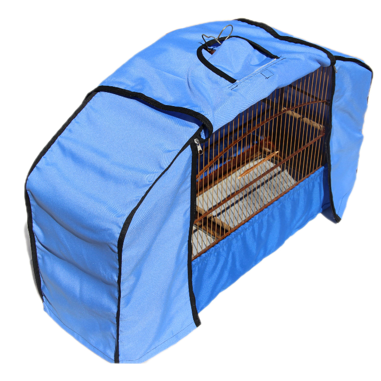 Capa De Tecido Para Gaiola - Modelo RONI - Malha Fina - Cores Azul - Bege - Branco em Oferta na Shopee