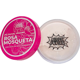 Pó Rosa Mosqueta Vegano com Óleo de Rosa Mosqueta Super Poderes Facial em Oferta na Shopee