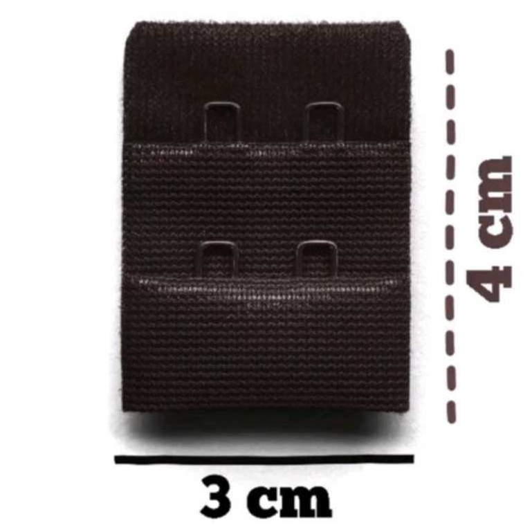 Kit 30 Pares de Fecho para Sutiã Body Colchetes Aviamento Costura Acabamento