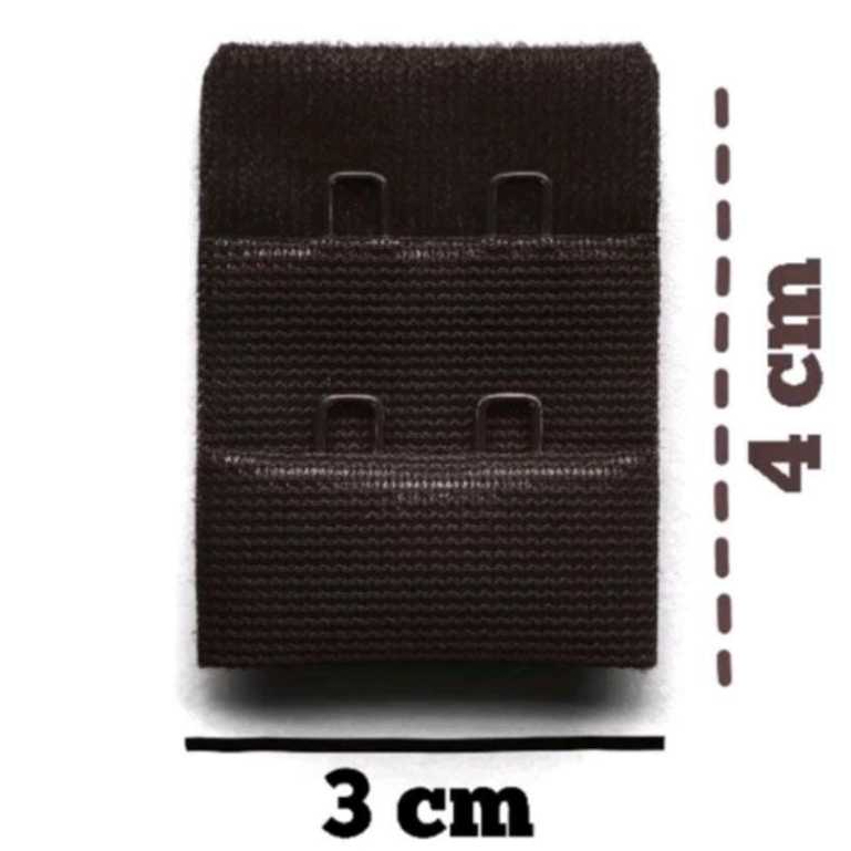 Kit 5 Pares de Fecho para Sutiã Body Lingerie Colchetes Aviamento Costura Acabamento