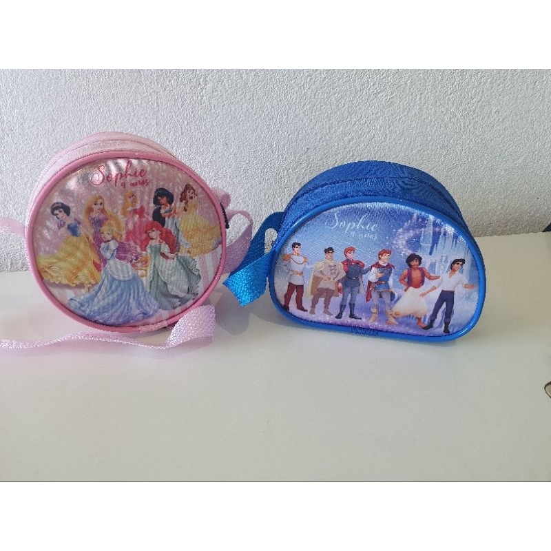 Kit Bolsinhas Personalizadas lembrancinhas de aniversario infantil lembrancinhas personalizadas tema princesas