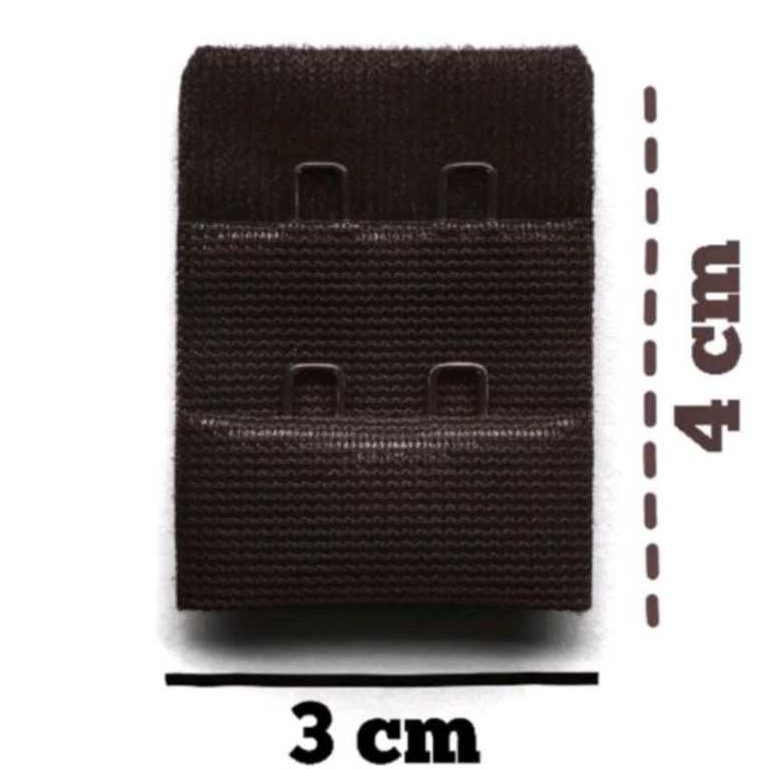 Kit 20 Pares de Fecho para Sutiã Body Lingerie Colchetes Aviamento Costura Acabamento