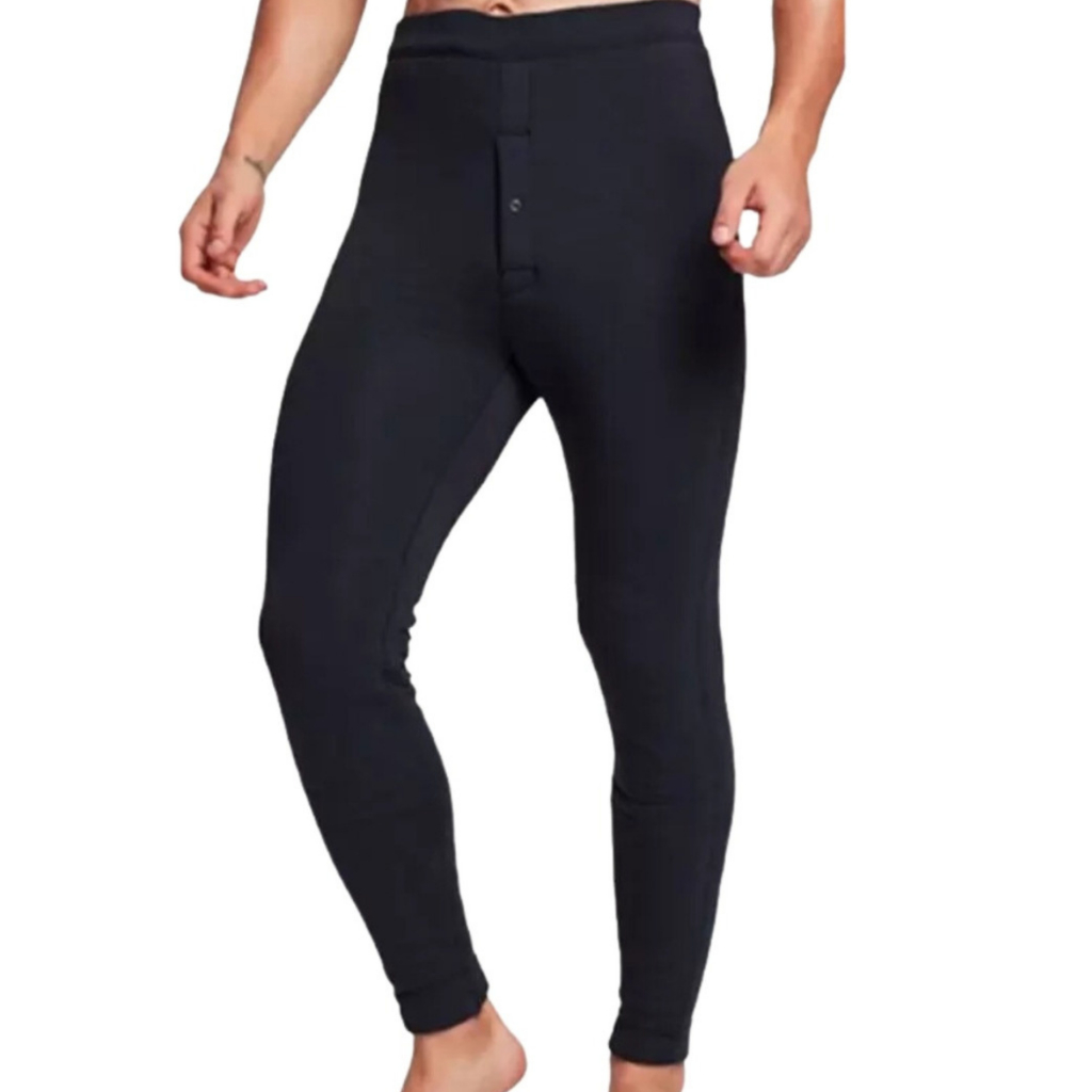 Meia Calça Segunda Pele Térmica Masculino Frio Inverno Preto