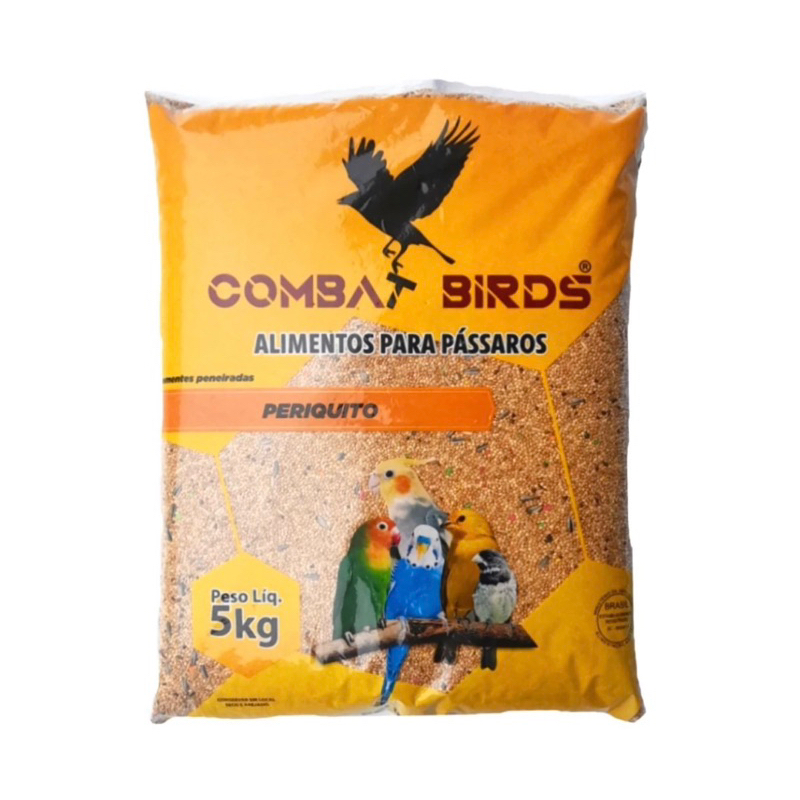 Ração para Periquitos 1/2/5/10 KG mistura de sementes limpa entrega Rápida Xpress