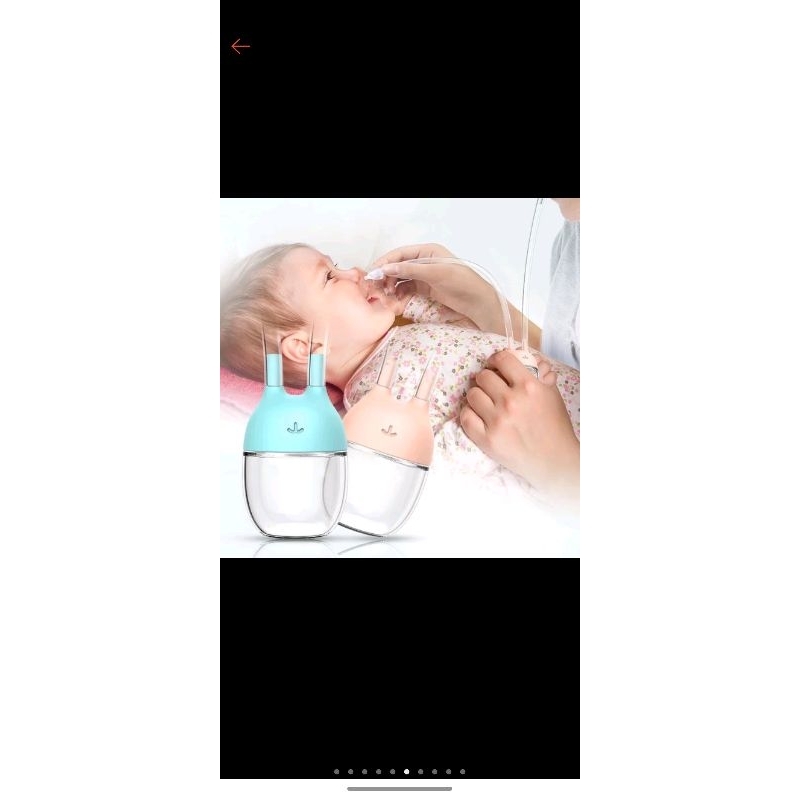 Aspirador Nasal Armazena Secreção Do Bebe Higiene Do Nariz