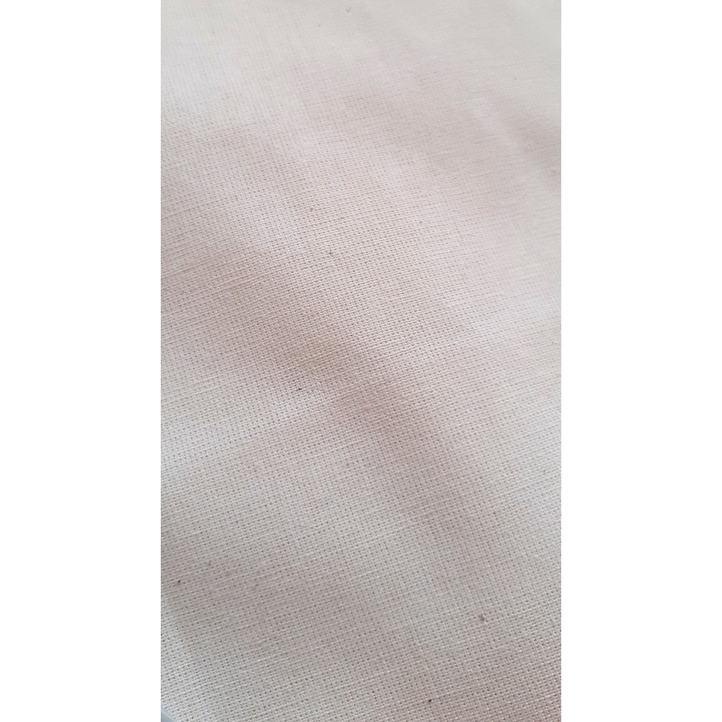 Tecido Algodão Cru - 1,60 de largura para bordado livre ecobags e outros artesanatos