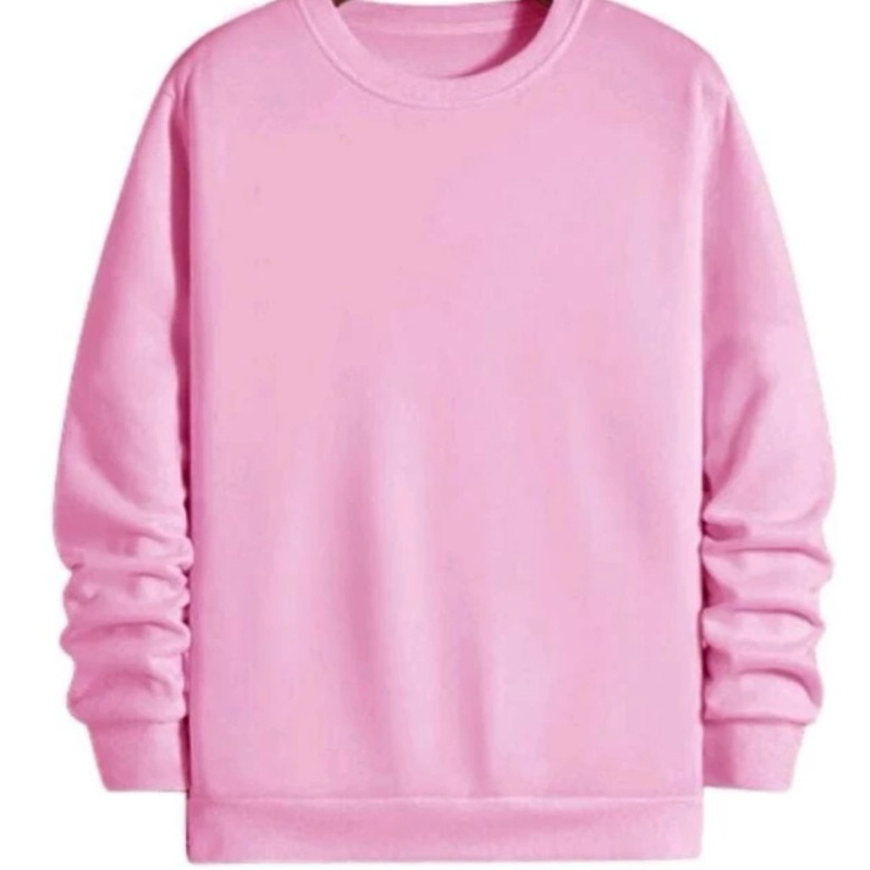 BLUSA DE FRIO MOLETOM GOLA REDONDA VARIAS CORES FLANELADA em Oferta na Shopee