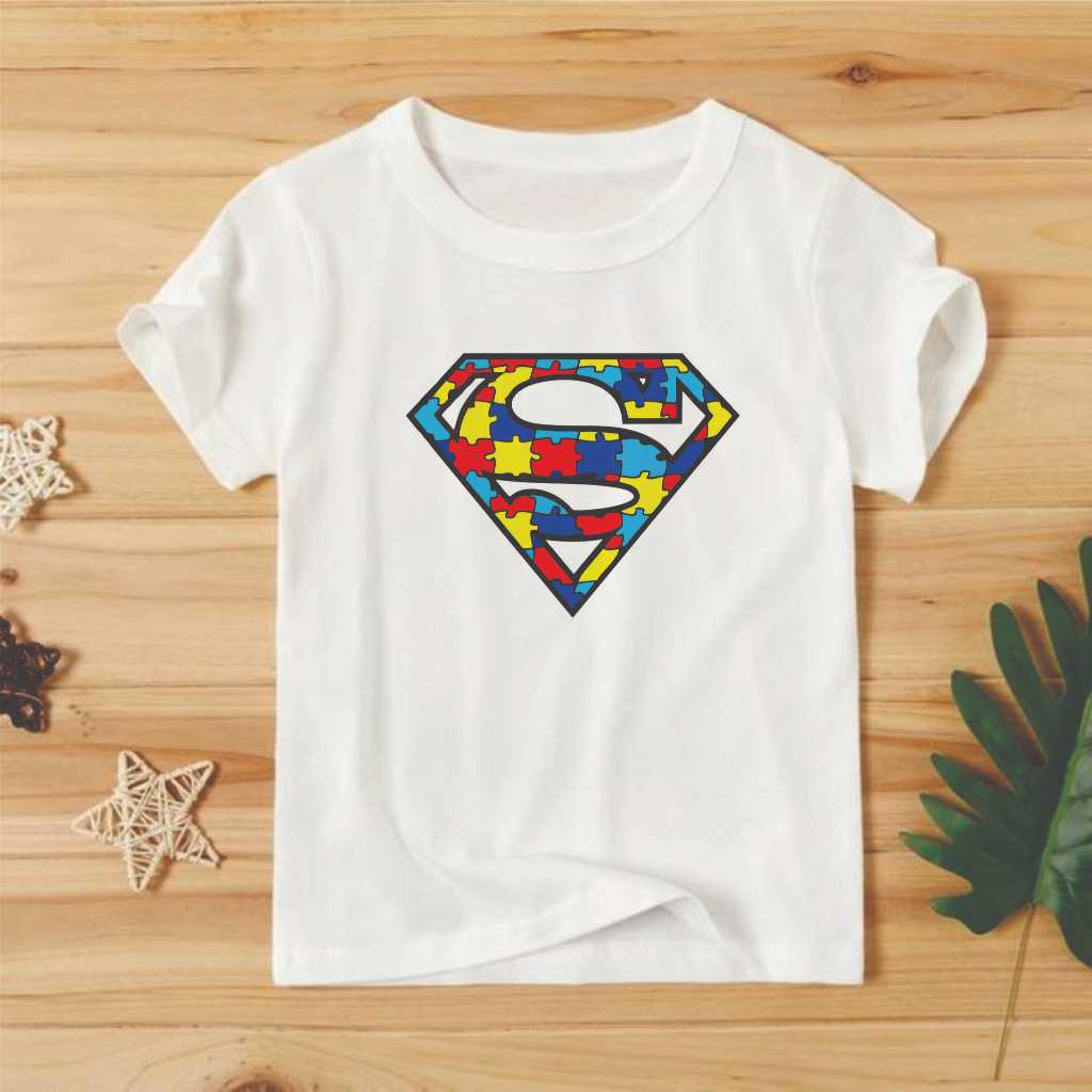 Camiseta Autismo, autista Geek super herois, batman, mulher maravilha, flash, homem aranha, capitão américa, homem de ferro personagens