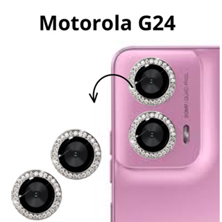 Película Câmera Traseira COM BRILHO STRASS Motorola Moto G24 em Vidro 3D Anti-Impacto Protetora em Oferta na Shopee