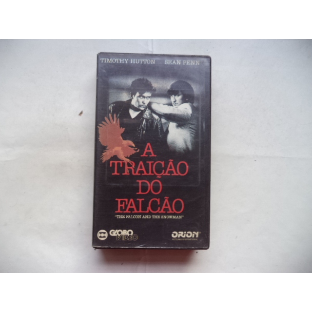 Fita Vhs A Traição do Falcão Original Legendado Timothy Hutton Sean Penn