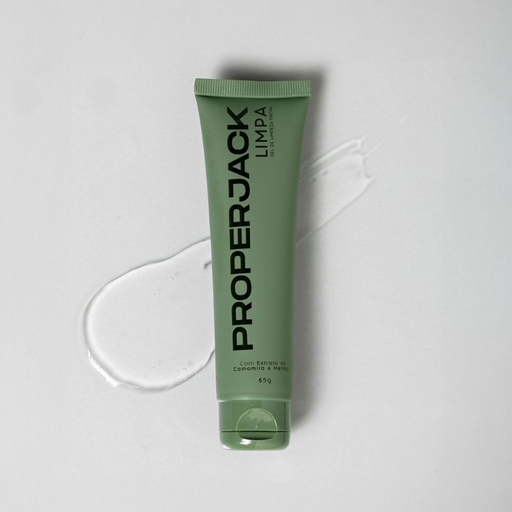 NOVO: Limpa - Gel Limpeza De Pele Masculina - Proper Jack