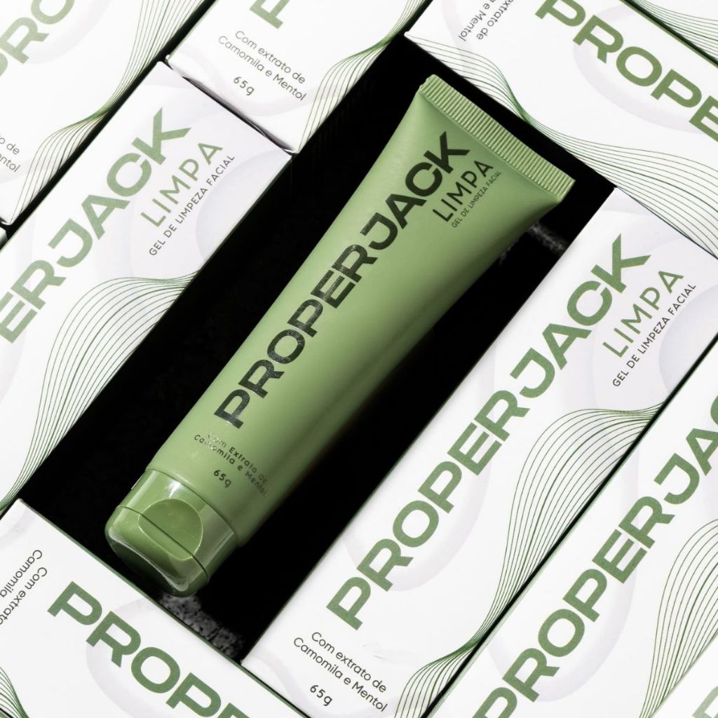NOVO: Limpa - Gel Limpeza De Pele Masculina - Proper Jack