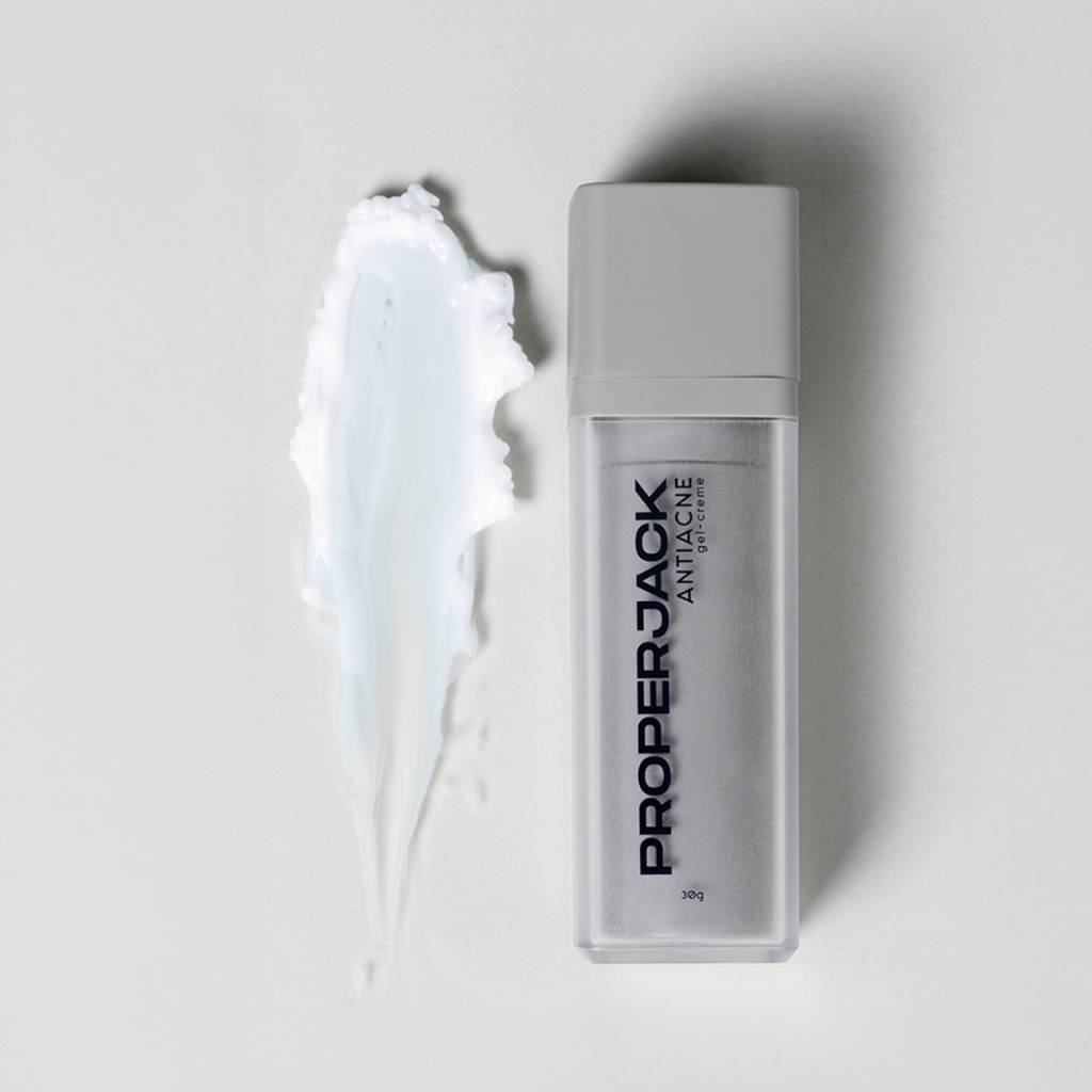 NOVO: ANTIACNE - Gel Creme Antiacne - 30g - Com Nanotecnologia - Proper Jack - Combate a Acne em Oferta na Shopee