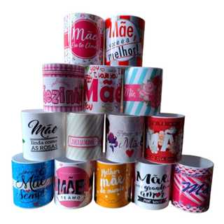 Caneca dia das Mães Plástico Super Resistente em Oferta na Shopee
