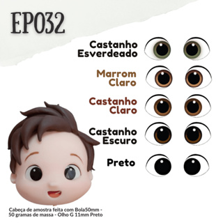Olho Adesivo Resinado - EP032 Cores Escuras em Oferta na Shopee