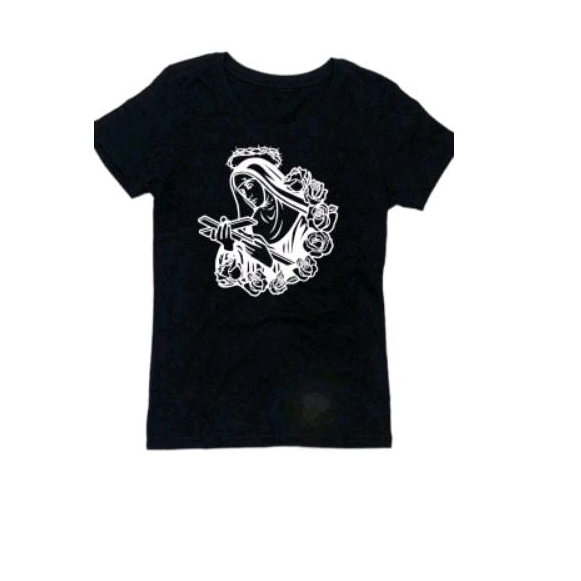 Baby Look Santa Rita de Cássia Camiseta Feminina 100%Algodão Religiosa Freira Espoleto Itália Beatificada Igreja Católica fé Oração Camisa Estampada Casual Básica Tumblr Promoção Santa