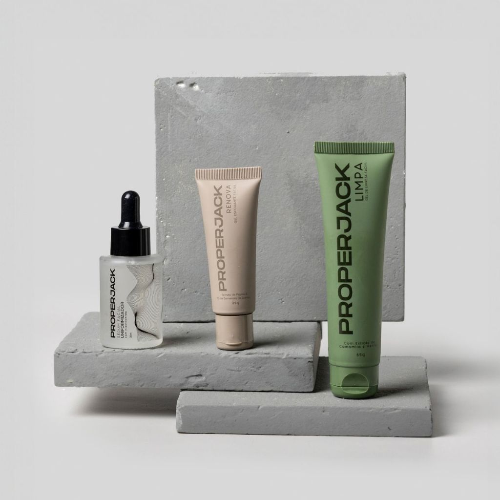 Trio Redutor de Poros - Skincare Masculino - Proper Jack - Redução de Poros - Textura Regular