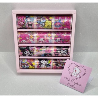 Kit com 2 Whashi Tape Sanrio - My Melody e Kuromi em Oferta na Shopee