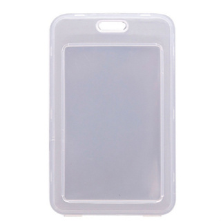 Porta Cartão Transparente Crachá Plástico/ Cartão de Ônibus/ Cartão Escolar em Oferta na Shopee