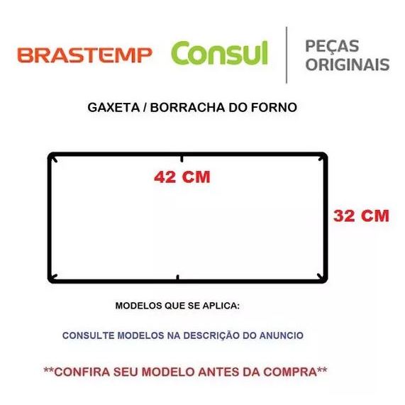 Gaxeta/borracha Do Forno Fogão Brastemp Bfd4tar W10341883