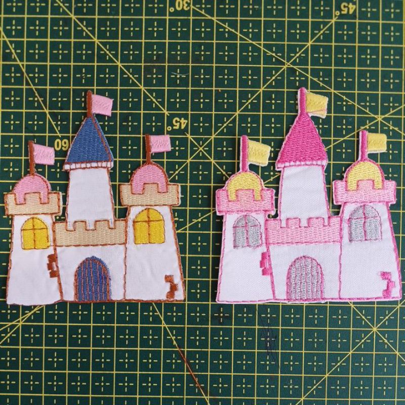 Patch Bordado termocolante Castelo
