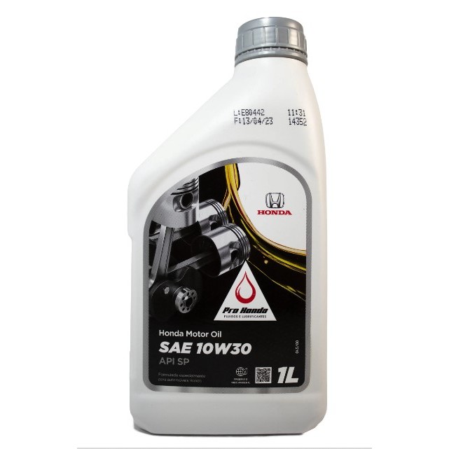 Oleo Original Honda 10w30 API SP Mineral Civic Fit Accord CRV