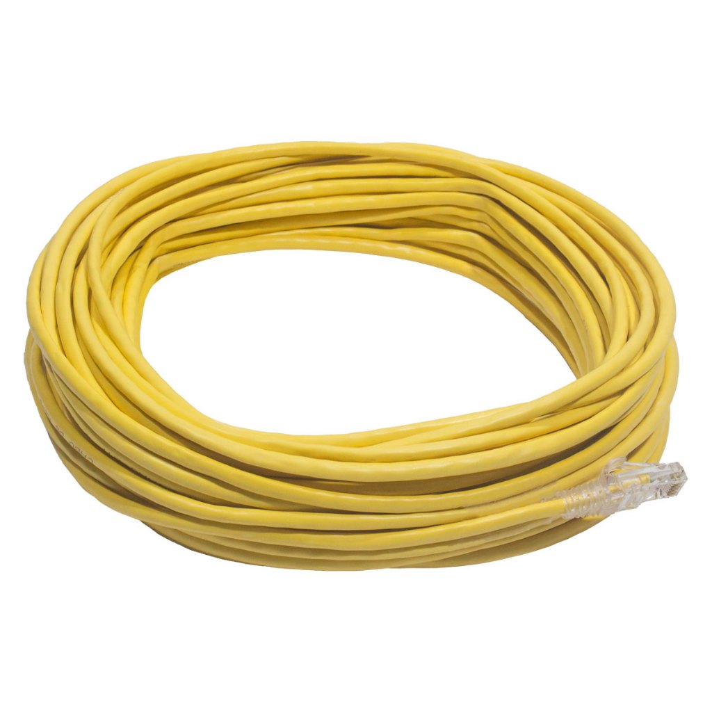 Cabo de Rede CAT5e Amarelo 10 Metros UTP Gigabit Crimpado Pronto 24AWG em Oferta na Shopee