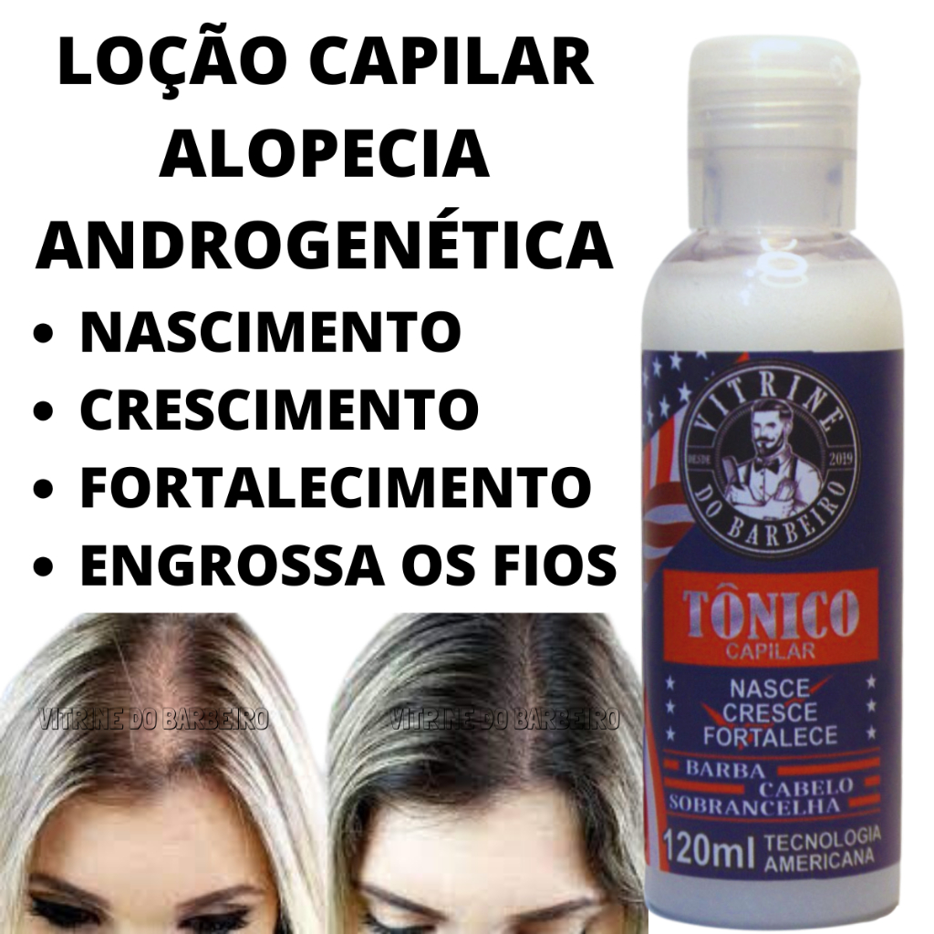 Tônico Para Cabelos Frágeis Masculino e Feminino