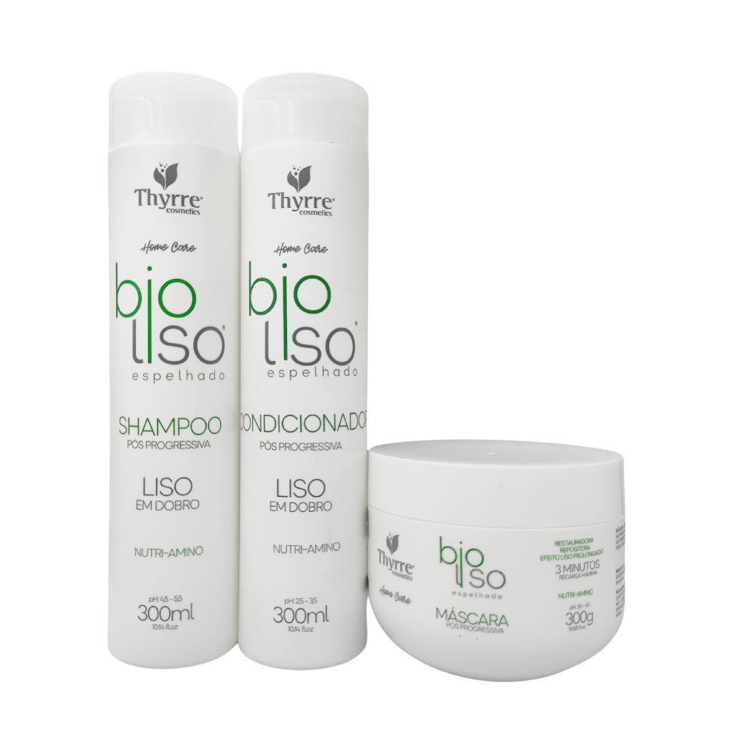 Kit Home Care Shampoo Condicionador Máscara Pós Progressiva Tratamento Profissional Thyrre
