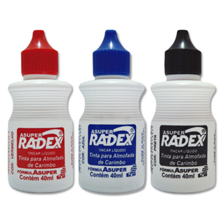 Tinta para carimbo Radex 40ml em Oferta na Shopee