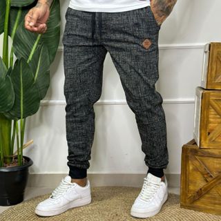 Calça Jogger Masculina Treino academia Elastano Jacar em Oferta na Shopee