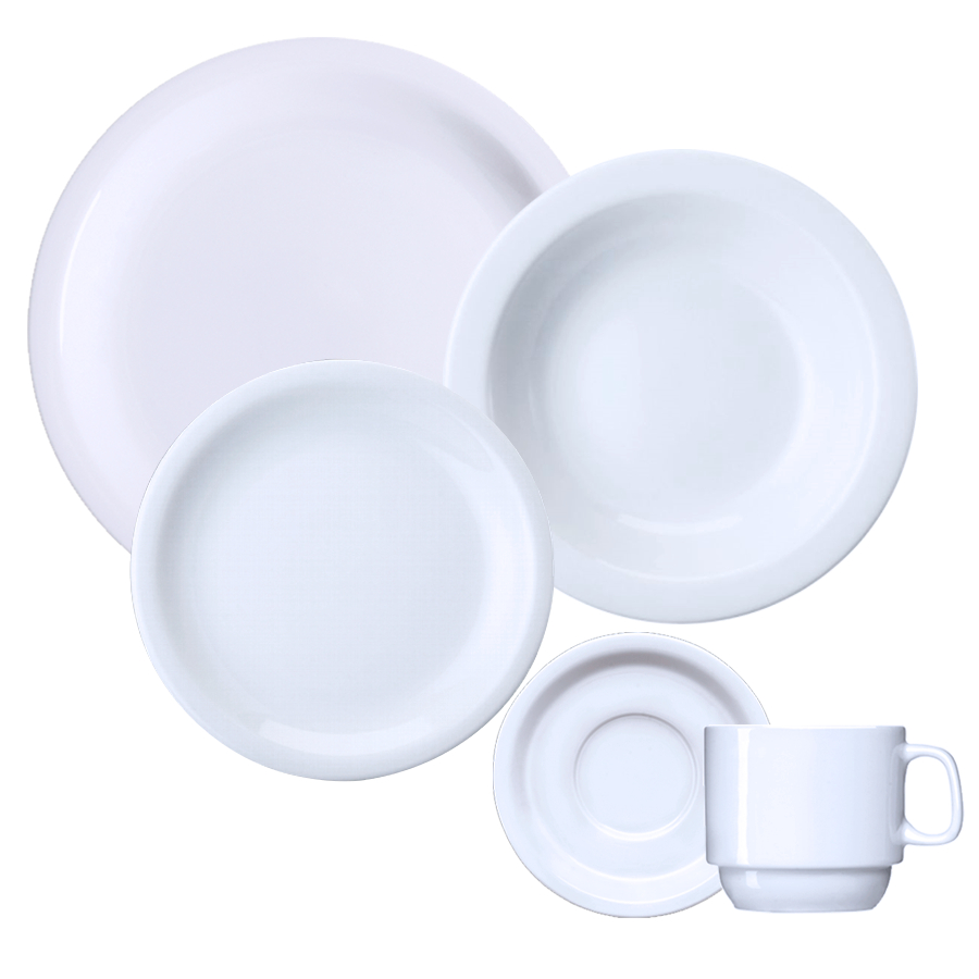Aparelho de Jantar Porcelana Branca: Onde Comprar | BuscaProdutos