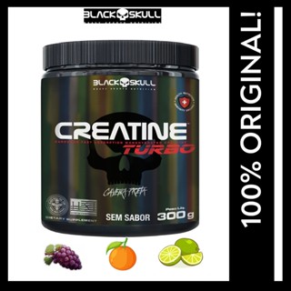 Creatina Black Skull Creatine Turbo 300G Caveira Preta